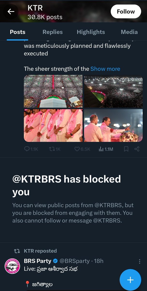 BSP Telangana tweet media