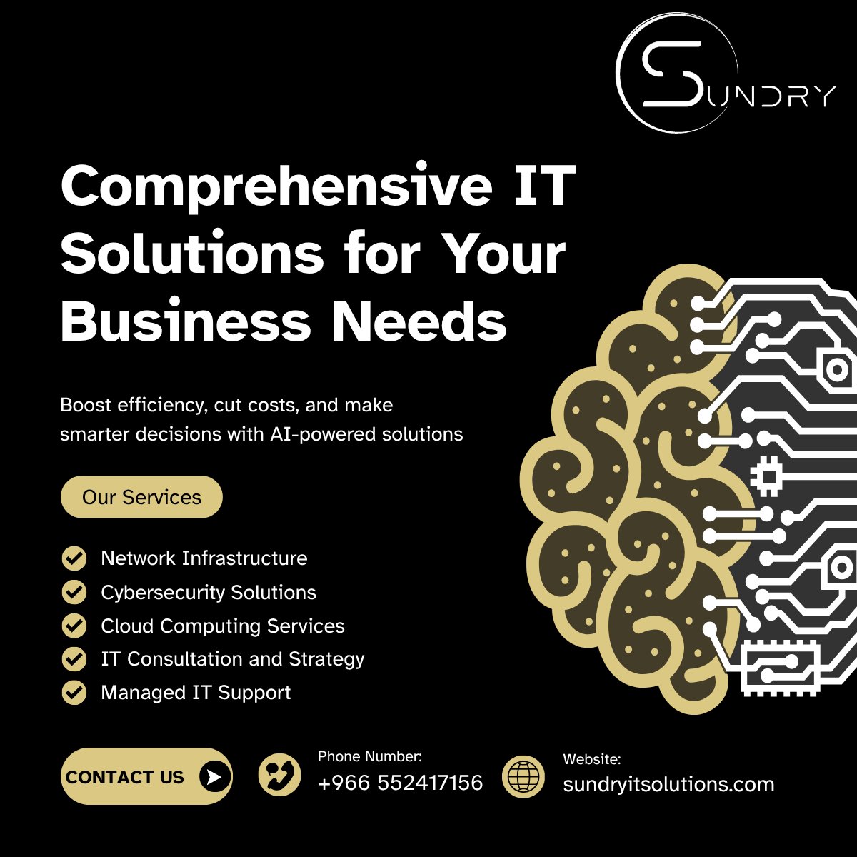 SundryitS's tweet image. Upgrade to AI-powered IT solutions with Sundry IT Solutions and unlock:

✔ Faster operations
✔ Stronger cybersecurity
✔ Scalable cloud infrastructure
✔ 24/7 managed support

+966 552417156
info@sales.sundryitsolutions.com

#ITSolutions #ManagedITServices #CyberSecurity #sundr