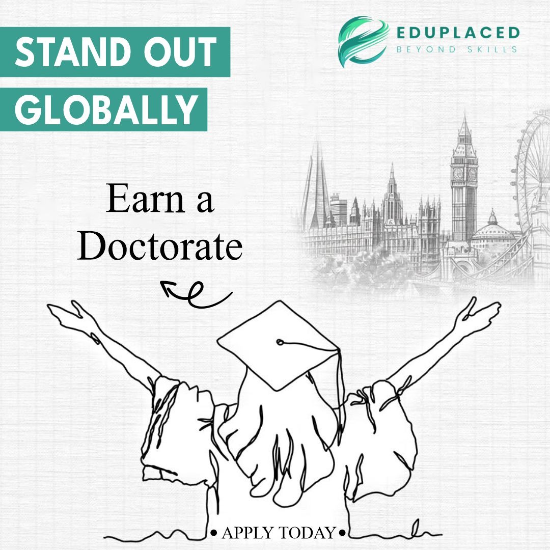 eduplaced's tweet image. Earning a Doctorate is more than a qualification — it’s a statement of expertise, credibility, and global recognition.

#Eduplaced #Doctorate #GlobalRecognition #PhD #DBA #HigherEducation #CareerGrowth #GlobalEducation #FutureLeaders #ApplyNow #AcademicExcellence
