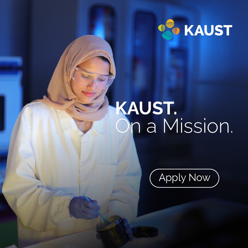 KAUST_News's tweet photo. Realize your potential at KAUST. Saudi Arabia's research and technology university.
 
Learn from world-leading faculty and access cutting-edge labs on our international campus on the Red Sea.
 
Fully funded Master's &amp; PhD programs.