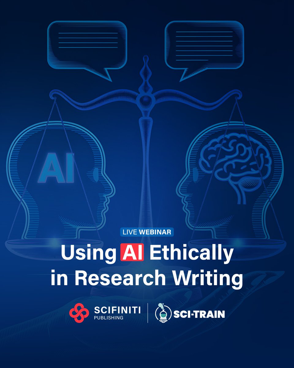 scifiniti's tweet image. AI should support, not replace, scholarly judgment." 💡 A key takeaway from our recent Scifiniti &amp;amp; Sci-Train webinar on using AI ethically in academia. Transparency is everything!
scifiniti.com/news/scifiniti…

#ArtificialIntelligence #AcademicTwitter