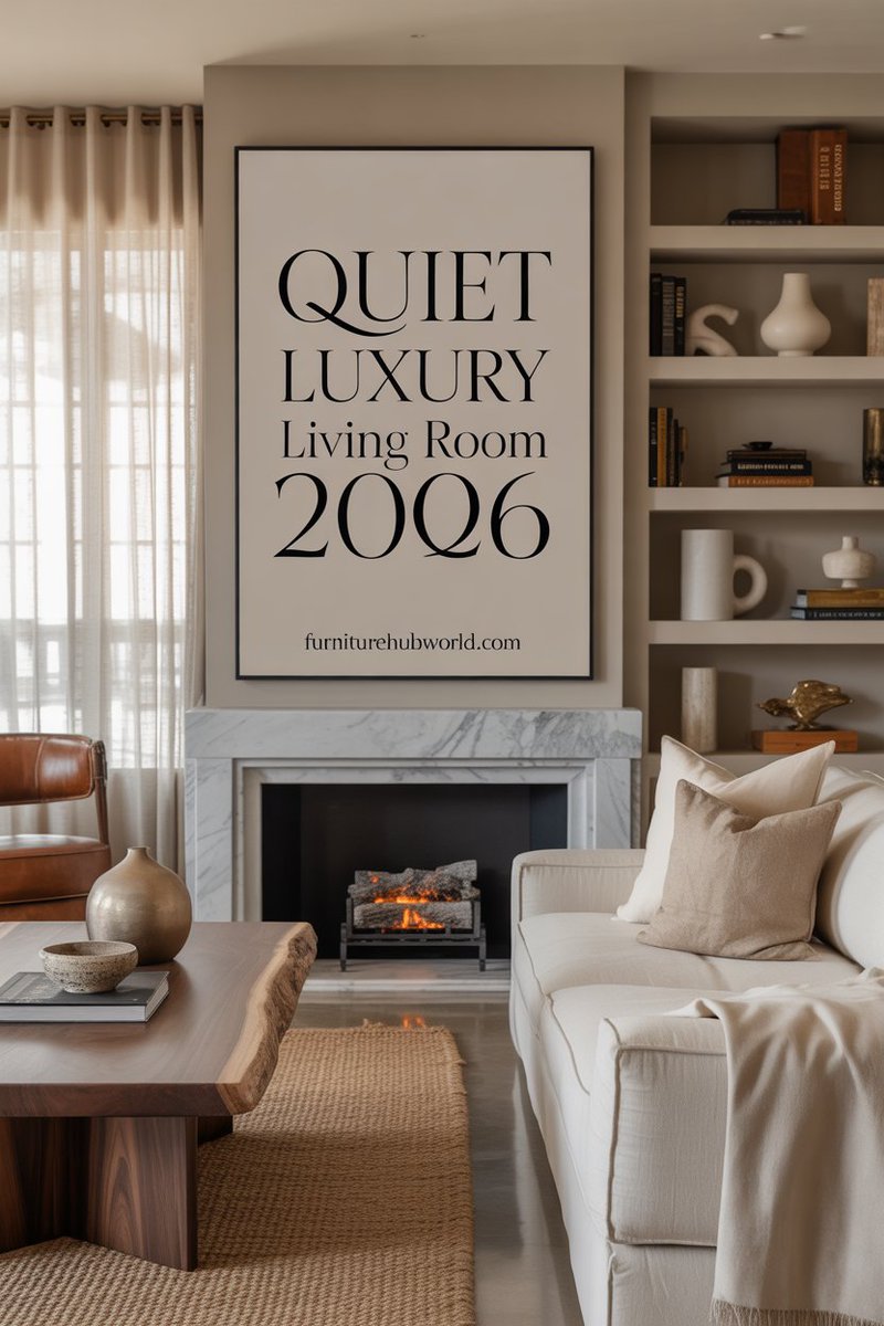Furniturehub678's tweet image. This Living Room is Pure Quiet Luxury ✨
Description: Clean, calm, and beautifully minimal. #LuxuryStyle, #QuietLuxury, #InteriorInspo