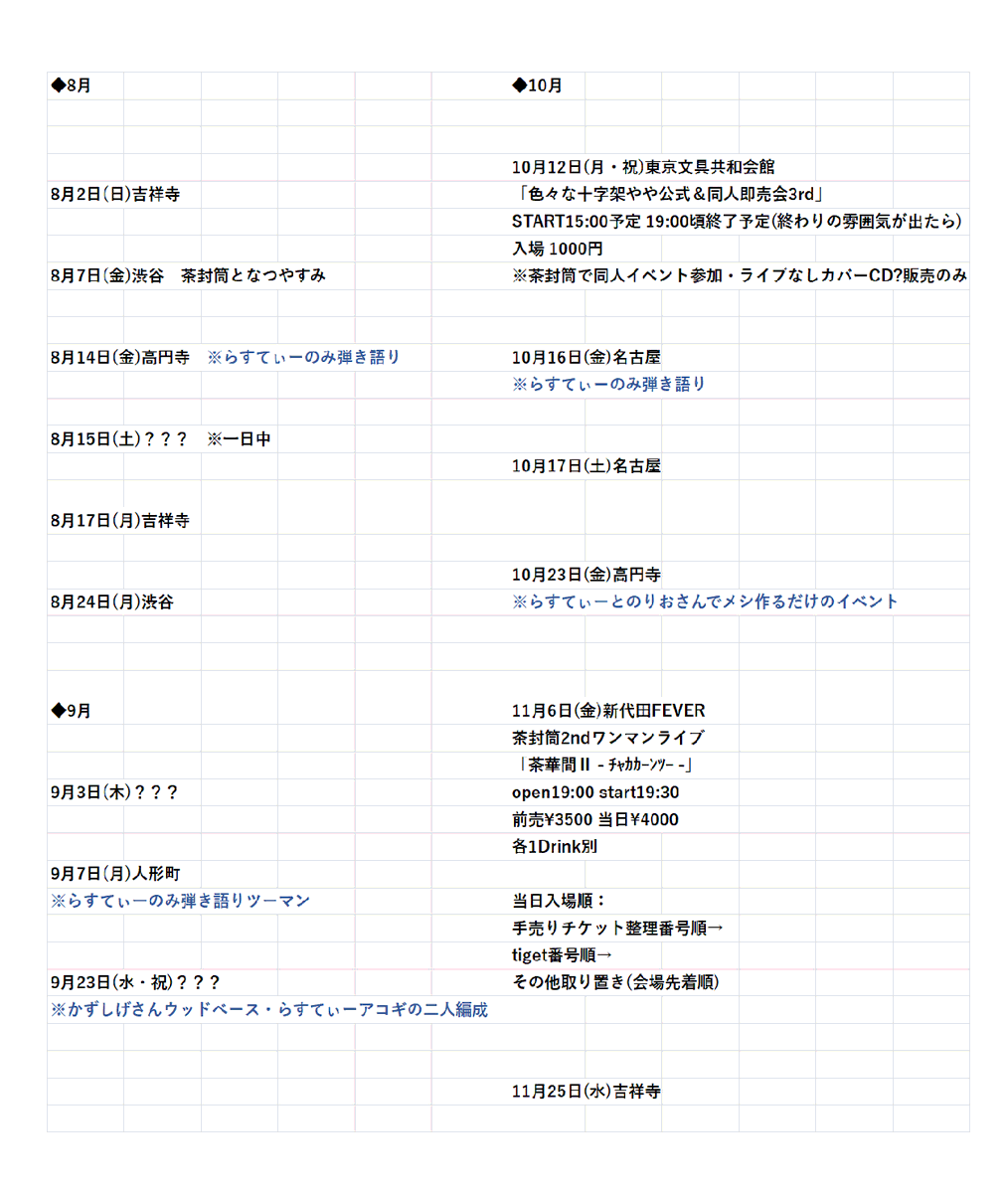らすてぃー (茶封筒) tweet media