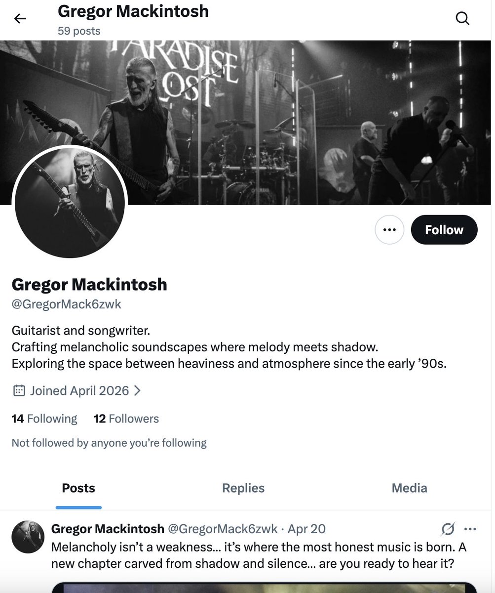 Paradise Lost tweet media