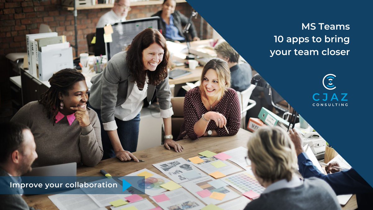 cjaz_consulting's tweet image. 10 apps to help bring your team closer.

Tracking work progress, sharing reports or just doing a Friday quiz, these 10 #MSTeams apps are a great starting point.

Read our blog cjaz.co.uk/post/ms-teams-… …

#CollaborationTools #teamcollaboration #teameffectiveness #MSTeams #MSApps