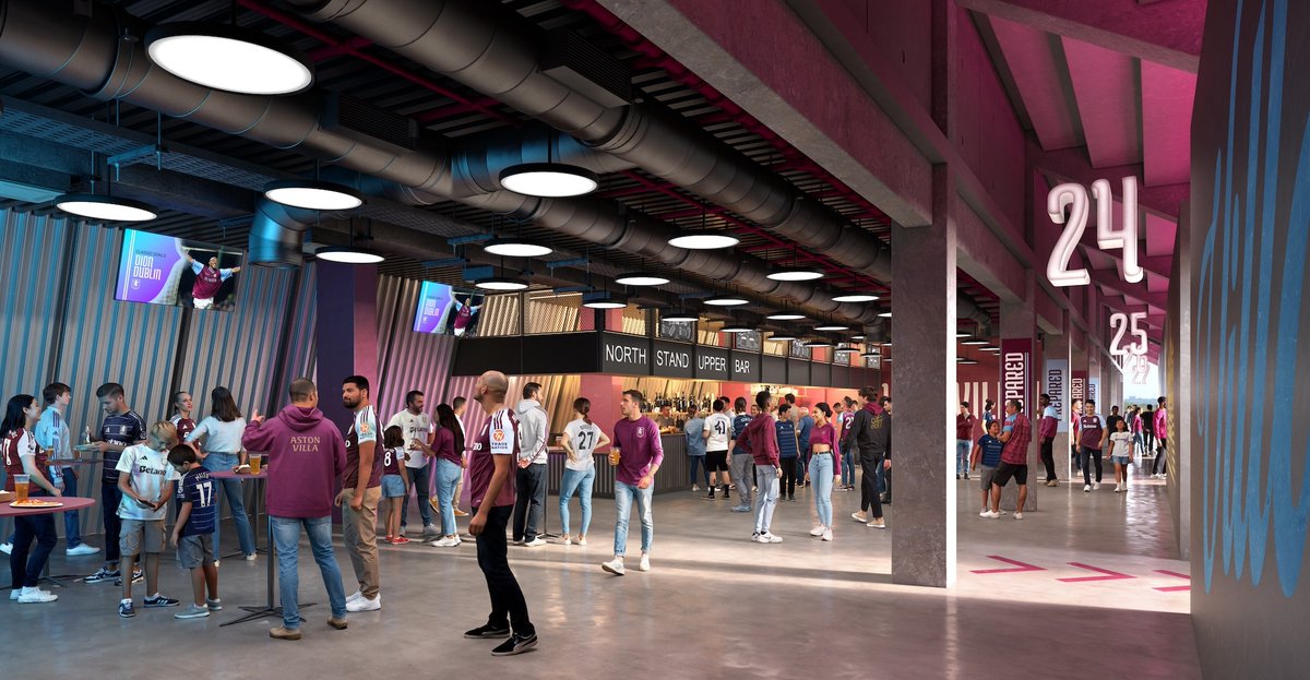 AVFCOfficial's tweet photo. Aston Villa Football Club is today announcing an accelerated timeline for the major North Stand redevelopment at Villa Park.