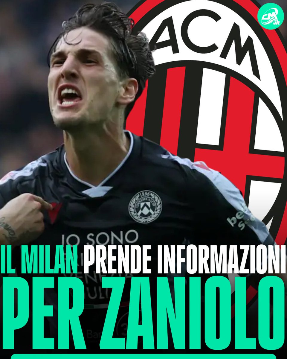 calciomercatoit's tweet image. 🚨Il #Milan ha preso informazioni per Nicolò #Zaniolo ed è nella lista dei desideri in vista della prossima estate di mercato.

L'Udinese ha la possibilità di riscattarlo dal Galatasaray per 10 milioni di euro e chiede almeno 20 milioni per cedere subito il suo talento che