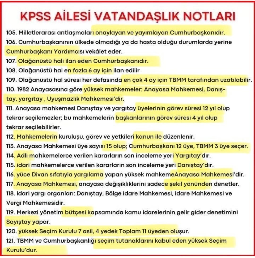kpss2026__'s tweet photo. ⭐VATANDAŞLIK SORU CEVAP 

📜 Türk Anayasa Tarihi: Şifrelerle Ezberle

 Kaydet ve her gün tekrar et! 📌 https://t.co/IfMxJA6tts