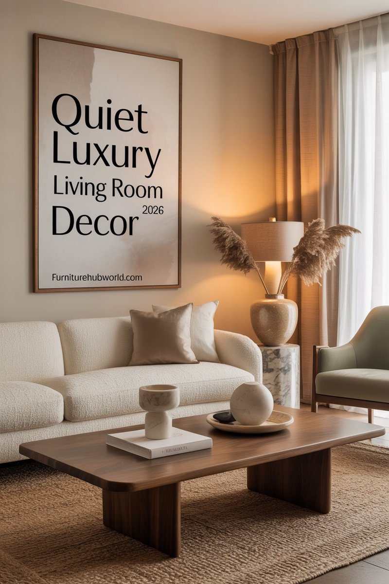 Furniturehub678's tweet image. Neutral Living Room That Feels Ultra Luxury
Description: Beige tones + texture = high-end vibe.
#NeutralDecor, #QuietLuxury, #HomeAesthetic