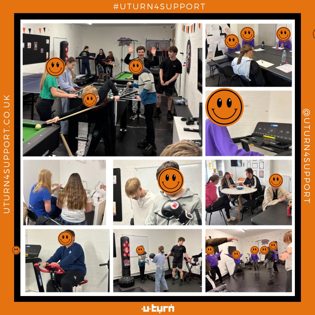 UTurn4Support's tweet photo. A lot has been happening at UTurn recently 🧡

It’s been great to see young people enjoying activities, building confidence and being part of a safe, supportive space.

#UTurn #YouthSupport #Clacton #Essex https://t.co/fd9XqyrVQb