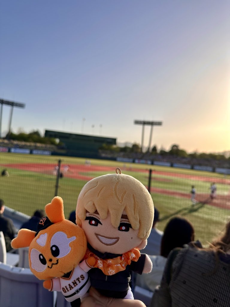 長野オリンピックスタジアム 巨人VS中日 18:00〜 ジェシーちゃんと