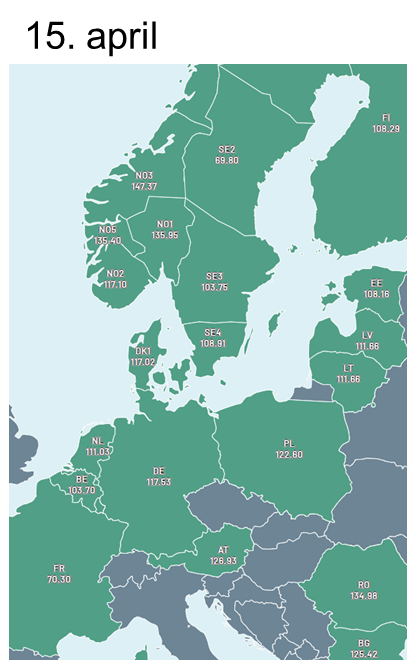Forrige uke var strømprisen i Norge høyst i Europa hver eneste dag! 

@statkraft får dermed godt betalt for sin systematiske tømming av vannmagasinene og det å sette norsk forsyningssikkerhet under unødvendig stress! 

NO3 ("Trondheim") betalte i snitt 131 øre/kWt, noe som var 69