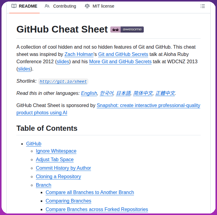 tom_doerr's tweet photo. Hidden Git and GitHub features

https://t.co/fhSKb5fYX0 https://t.co/4lH3csIhT1