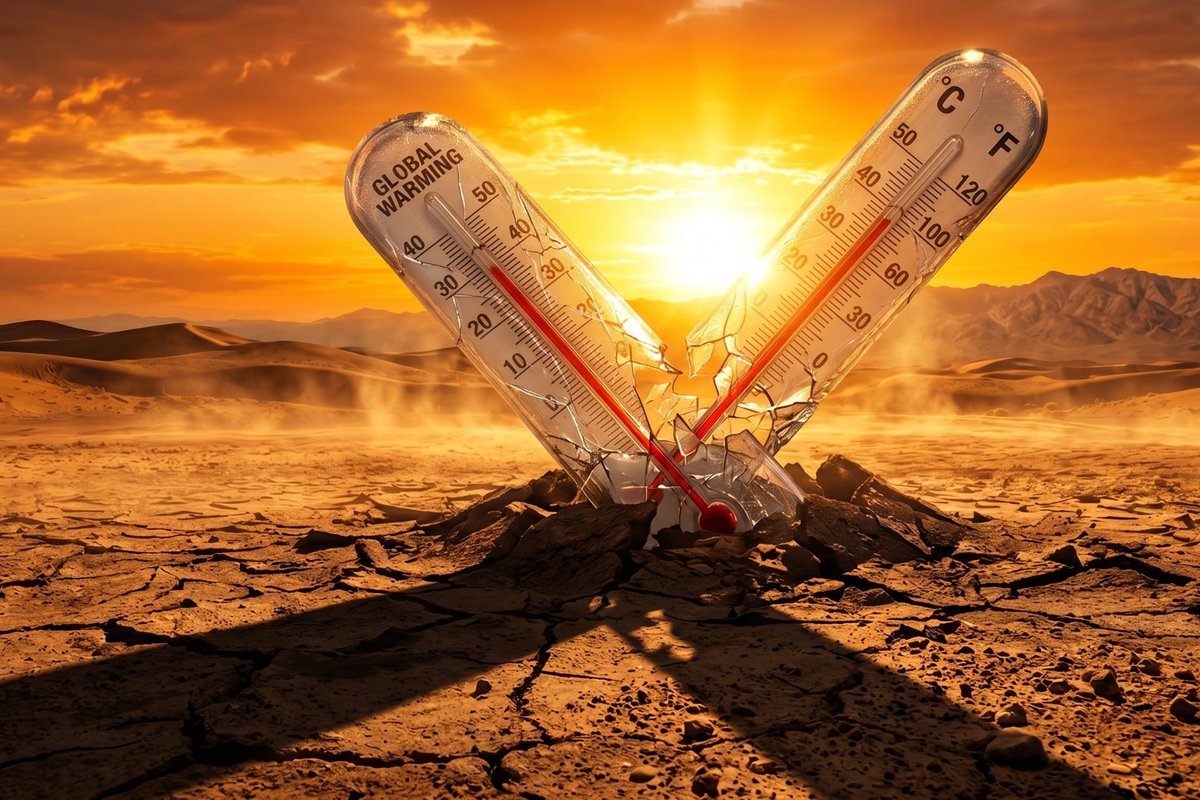 eternos974's tweet image. Il fait plus chaud que jamais ! 🌍🔥 - eternos974.live/index.php/2026… #Climat #Réchauffement #Science #Environnement