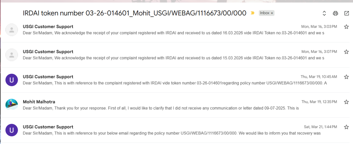 mhtmlhtra's tweet photo. This situation is unacceptable and amounts to clear harassment. Being asked to pay an additional 5% premium 7–8 months after purchasing a policy, especially when the policy was chosen based on the originally quoted price, reflects a serious lack of transparency and accountability https://t.co/TQ2XCIdNGq