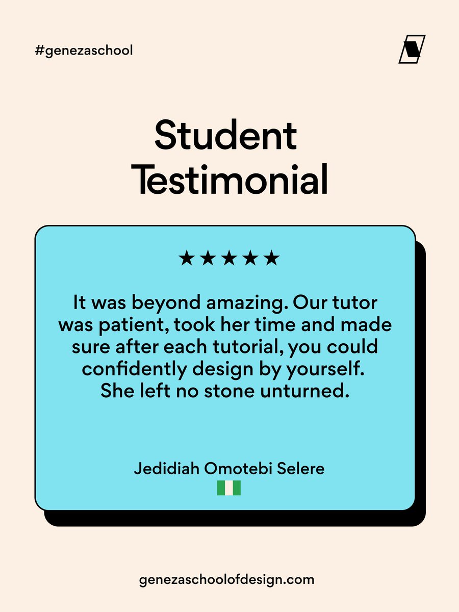 genezaschool's tweet image. #Testimonials⭐ Reviews from our students says it all! 

✨ Learn at your own pace, on your own schedule.

✨ 100% online with expert guidance every step of the way.

✨ Earn your certificate as soon as you complete the course!

If you've been waiting for the perfect moment, this
