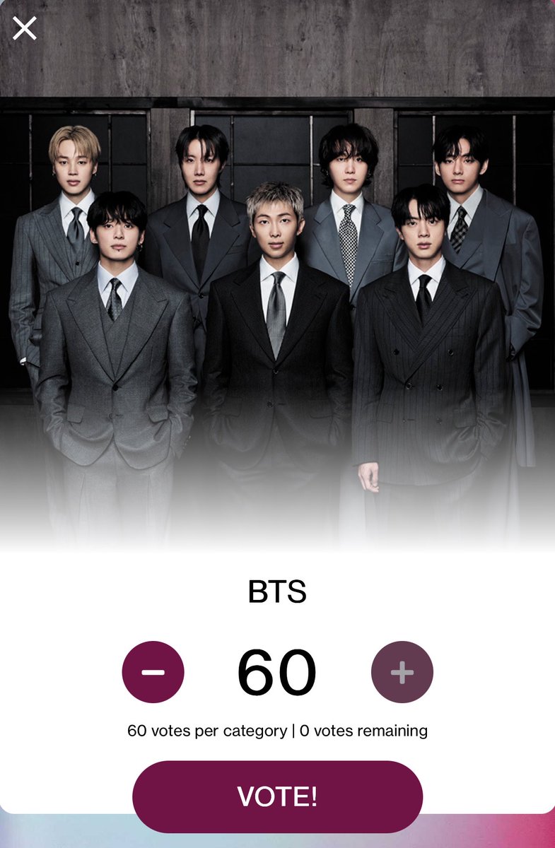 📣 ARMYs, IT'S TURBO VOTING DAY 

drop your #AMAs VOTING screenshots now 👇🏻

🗳 vote.theamas.com

#VoteForBTSonAMAs