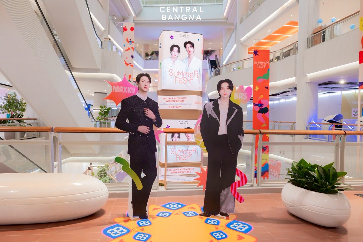 พิกัดใหม่! แวะมาเช็คอินมุมถ่ายรูปสุดคิ้วท์  เก็บโมเมนต์ฟินๆ พร้อมอุ่นเครื่องก่อนวันงานจริง🙌🏻🩷

ชั้น 3 เซ็นทรัล บางนา

#CentralBangna #เซ็นทรัลบางนา #SummerFestAtCentral #SummerFestAtCentralBangna #CentralBangnaxMaxkyBas #CentralBangna #CentralPattana #6CODE