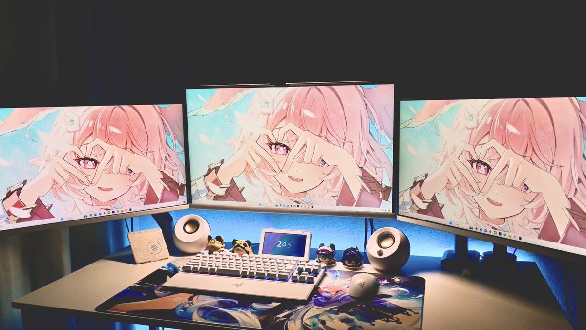 mitan0028's tweet photo. ふぁみんさんのリンネア壁紙デスクです🥰 https://t.co/et6NDCdaw5