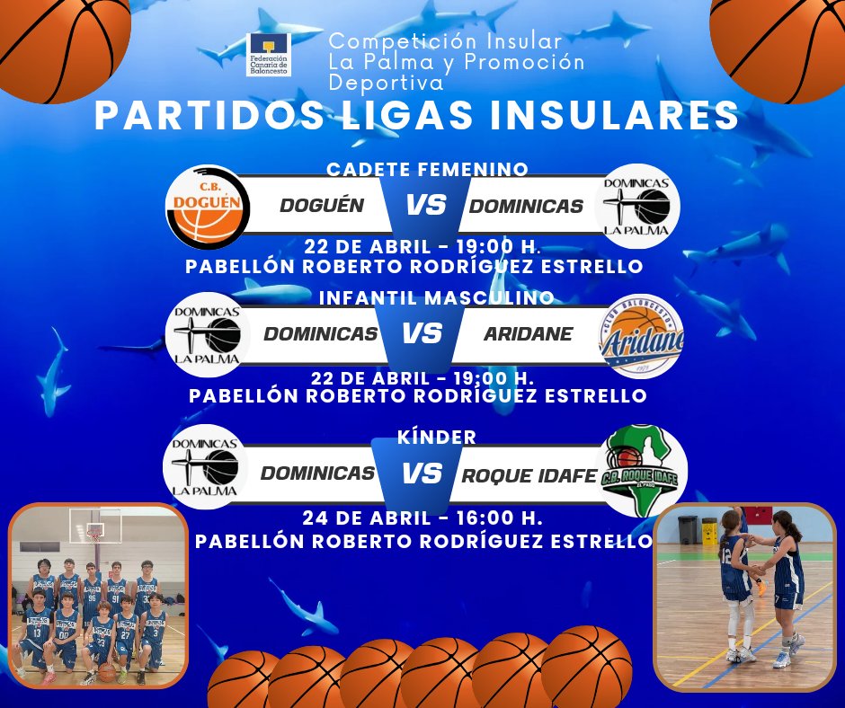DominicasPalma's tweet photo. El futuro del baloncesto está aquí 💙🏀
Nuestras categorías base siguen creciendo, compitiendo y disfrutando del juego.
📅 Nuevas jornadas y partidos esta semana
🙌 Apoya a nuestros/as jugadores/as
¡Seguimos sumando experiencias!
VAMOS DOMINICAS ‼️👍🏻👏🏻💪🏻🏀 https://t.co/xnBkJyRAjP