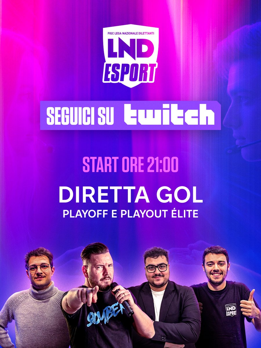 LNDEsport1's tweet photo. Una serata da non perdere con 4 match in diretta!

PLAYOFF
Desenzano-Fasano
⁠Academy Ladispoli-W3 Maccarese

PLAYOUT
⁠Teramo-Chieri
⁠Ascoli-Varese

https://t.co/fgJfBnBkJZ https://t.co/dJMXGvsdx2