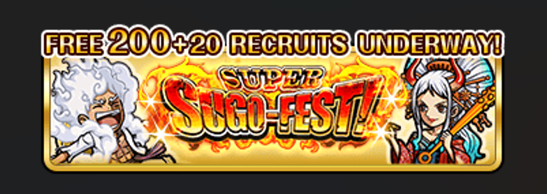 captainpapii's tweet image. 20 Day Only Super Sugofest is coming

#ONEPIECE #OPTC #トレクル #OPTC12th