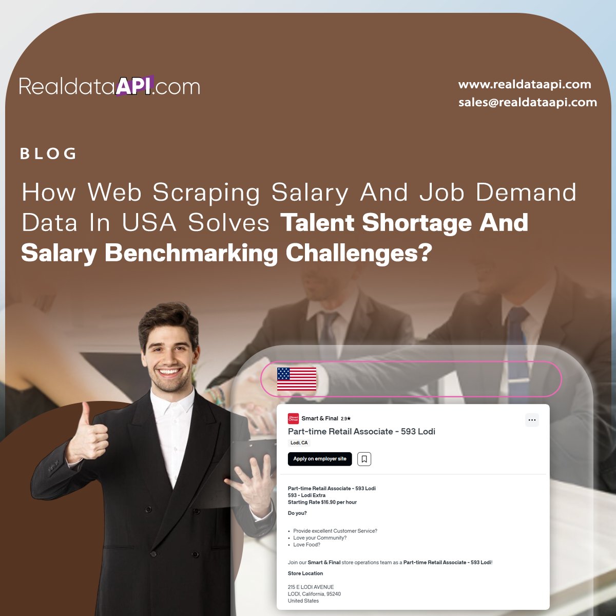 realdatascrape's tweet image. 📊 #JobMarketData – Solve Talent Shortages with Salary &amp;amp; Demand Insights in the #USA 🇺🇸

👉 Explore More &amp;gt;&amp;gt;&amp;gt; realdataapi.com/web-scraping-s…
📩 Contact us: sales@realdataapi.com

#WorkforceTrends #HRTech #DataDriven #WebScraping #DataExtraction #RealTimeData #USA #RealDataAPI