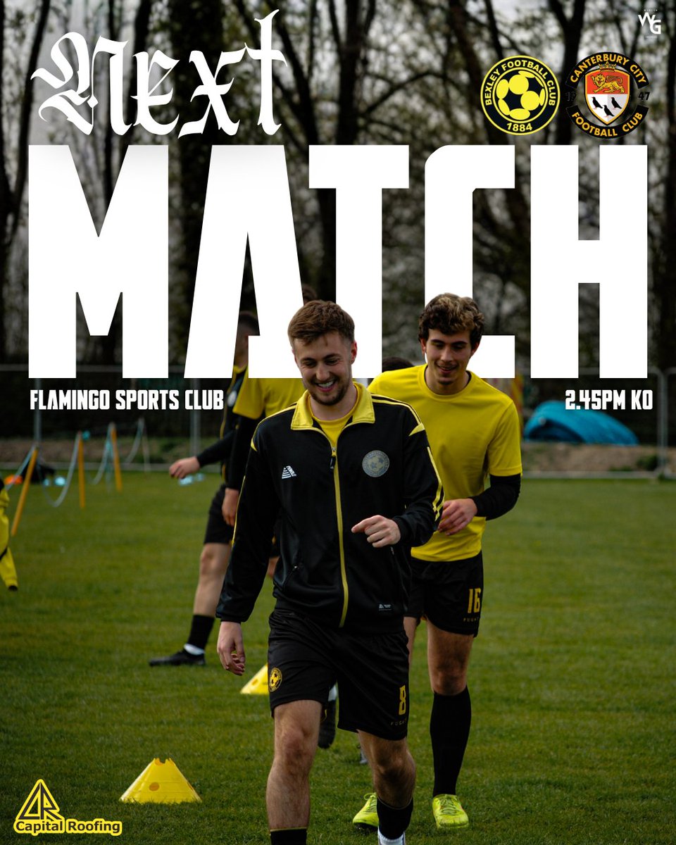 Bexleyfc_'s tweet photo. THIS WEEKEND ⚽️

Getting to the business end… important points on the line this weekend as we face @CanterburyCity at home.

🏟️ Flamingo Sports Park
⏰ 2.45PM

Come down and support the boys!

#UPTHEBEX 🐝 https://t.co/O2FvhM3y5d