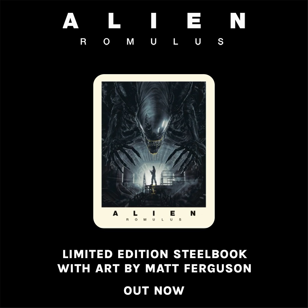 RarewavesCom's tweet image. ALIEN ROMULUS STEELBOOK 👾 rarewaves.com/alien-romulus-… 👈

Horror master Fede Alvarez takes the phenomenally successful Alien franchise back to its iconic roots 👾 

a group of young colonizers come face-to-face with xenomorph 👾😱

#AlienRomulus #Alien #Steelbook #OutNow