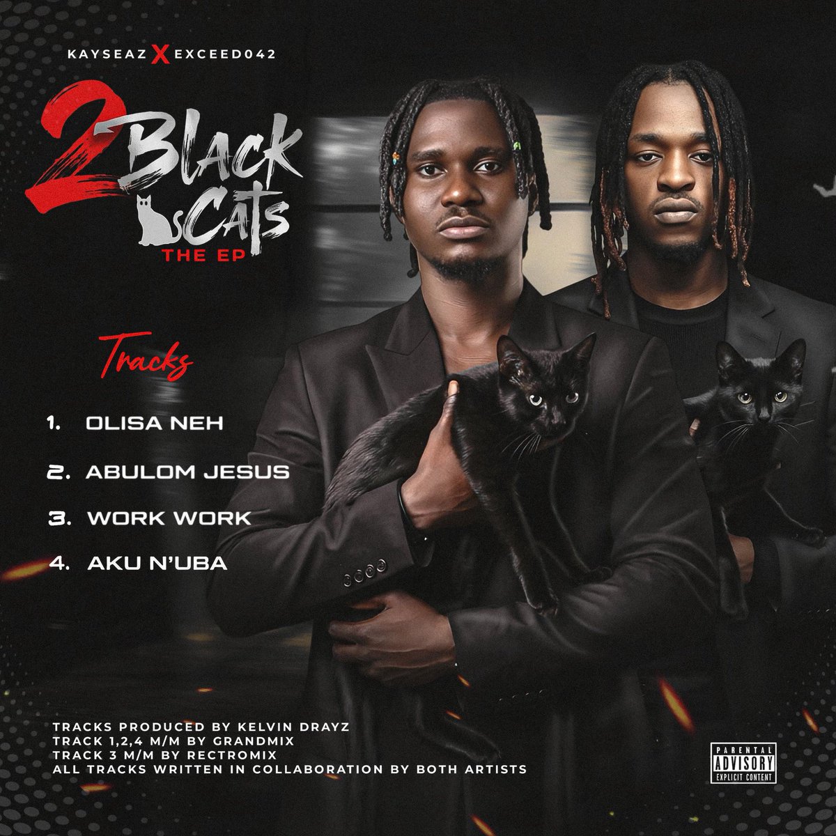 udehenugu's tweet photo. Exceed 042 and kayseaz is dropping a wonderful Ep  “2 black cats” on this 24th of this month🎶❤️

Be there🔥🔥 https://t.co/2N17y0661d