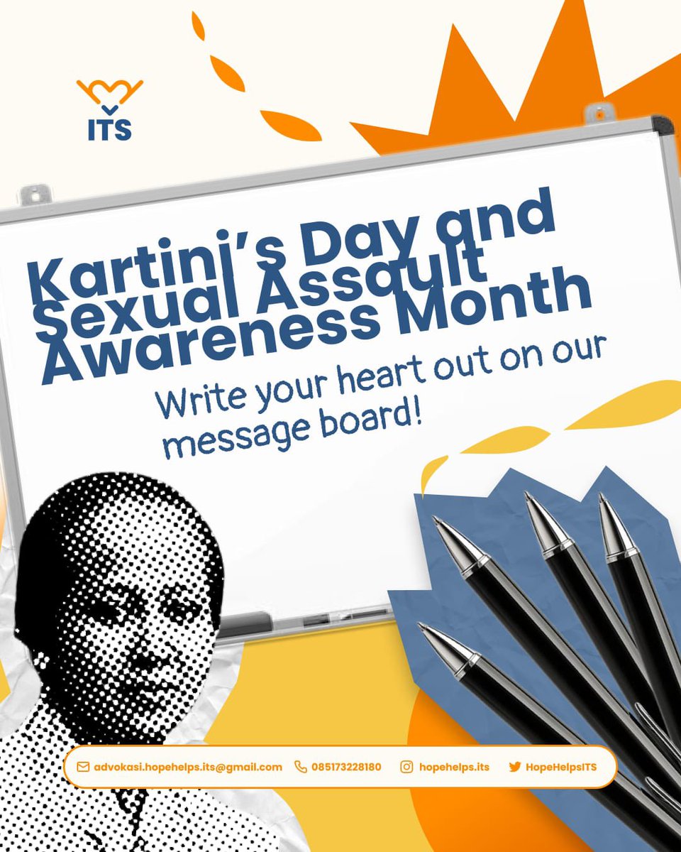 HopeHelpsITS's tweet photo. 💐*SELAMAT HARI KARTINI*✨

Hopehelps ITS mengadakan Message Board yang dapat diisi oleh seluruh mahasiswa pada :

*📆Tanggal : 21-24 April 2026*
*🕛Waktu : 12.00-16.30*
*📍Tempat : Kantin Pusat, Perpustakaan, dan Tower 1*

Temukan Message Board kami 🫵🏻💖 https://t.co/UfrlRzzrkd