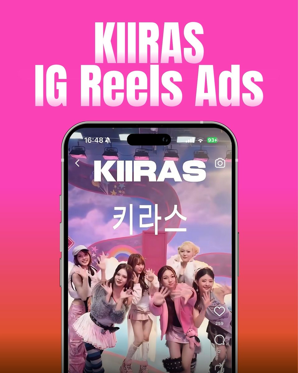 [📣]  #KIIRAS #키라스 is now appearing on the Kooky IG!!

📅 Apr 14- 16, 2026
📍Kooky IG
A spotlight across Instagram — reaching hundreds of thousands through guaranteed 100K+ Reels views!

🔗instagram.com/reel/DXGd52oD4…

#Kookyads