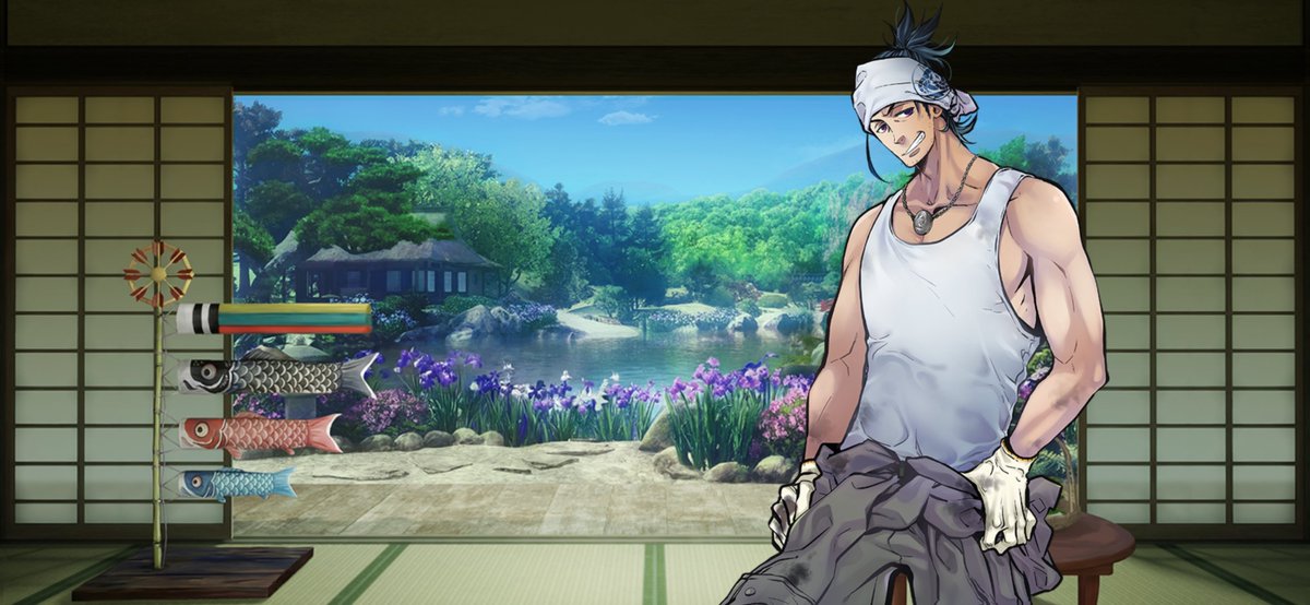 おとうさんだ！息子の為に張り切って鯉のぼり組み立てるおとうさんだ！！