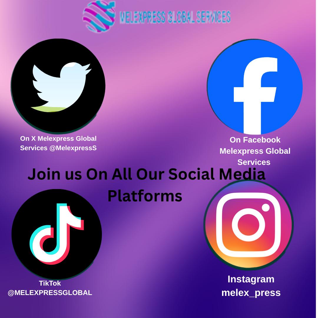 MelexpressS's tweet image. Shipping made easy, and now even easier to reach us 💼📦Follow Melexpress Global Services on all platforms for quick responses, updates, and smooth deliveries. Let’s move your world together🌍
#MelexpressGlobalServices #LogisticsMadeEasy #ShippingWorldwide #FollowUs #FastDelivery
