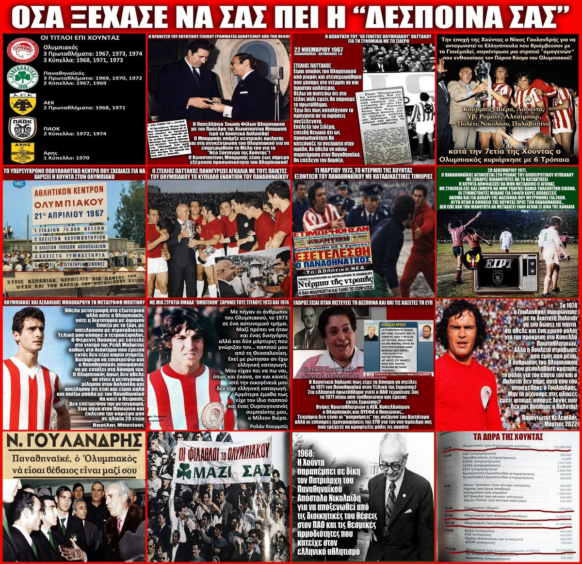 ΓΑΥΡΟΙ ΣΚΟΥΠΙΔΙΑ 
#paofc #paobc #paoac #olympiakosfc #olympiakosbc