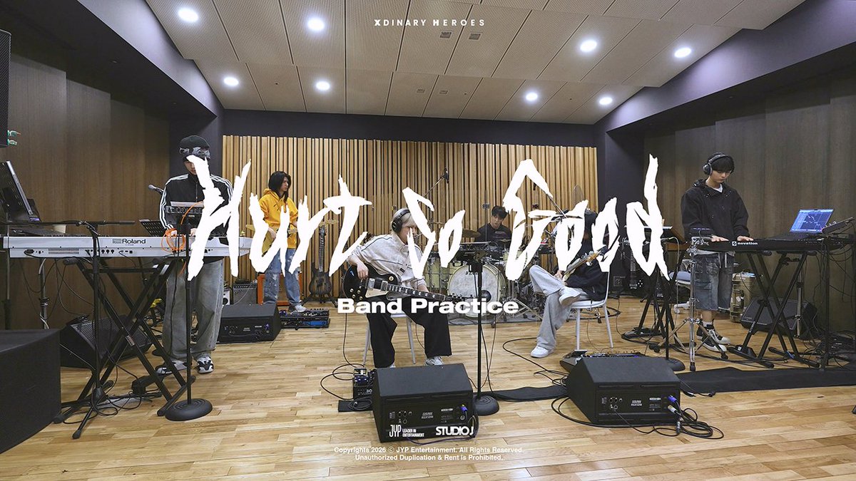 Xdinary Heroes(엑스디너리 히어로즈) "Hurt So Good" Band Practice Video

youtu.be/A-b0RJIQj2E

#XdinaryHeroes #엑스디너리히어로즈
#DEAD_AND
#Hurt_So_Good
#WE_ARE_ALL_HEROES
