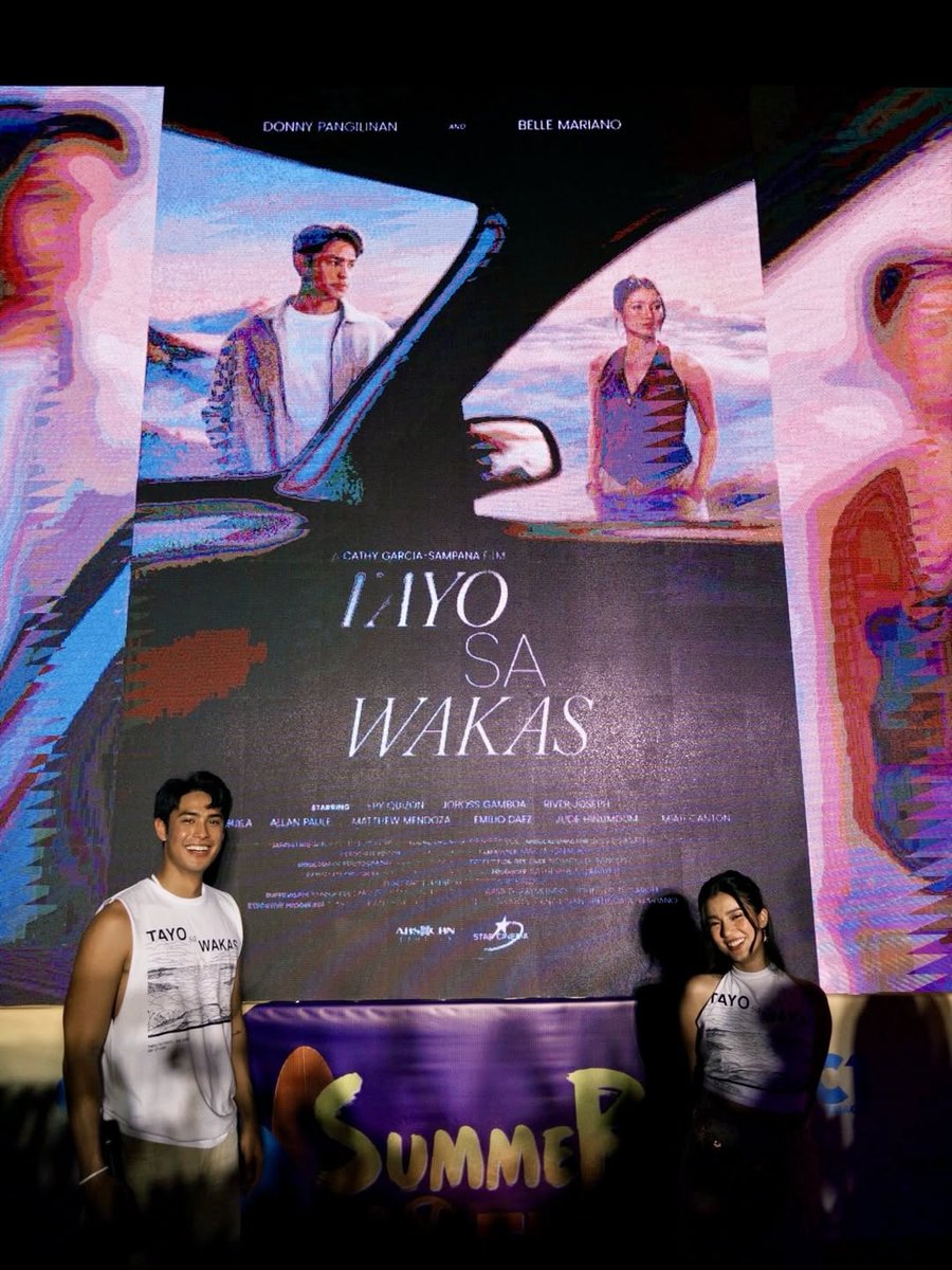 Promotion done right. ✨

​Donny and Belle showing everyone that when you value a project, you go all out. 
​If they’re working this hard to promote it, imagine how much heart they put into the movie itself. See you all in cinemas this May!🍿📽️

#DonBelle
#TayoSaWakas 

📸Donny