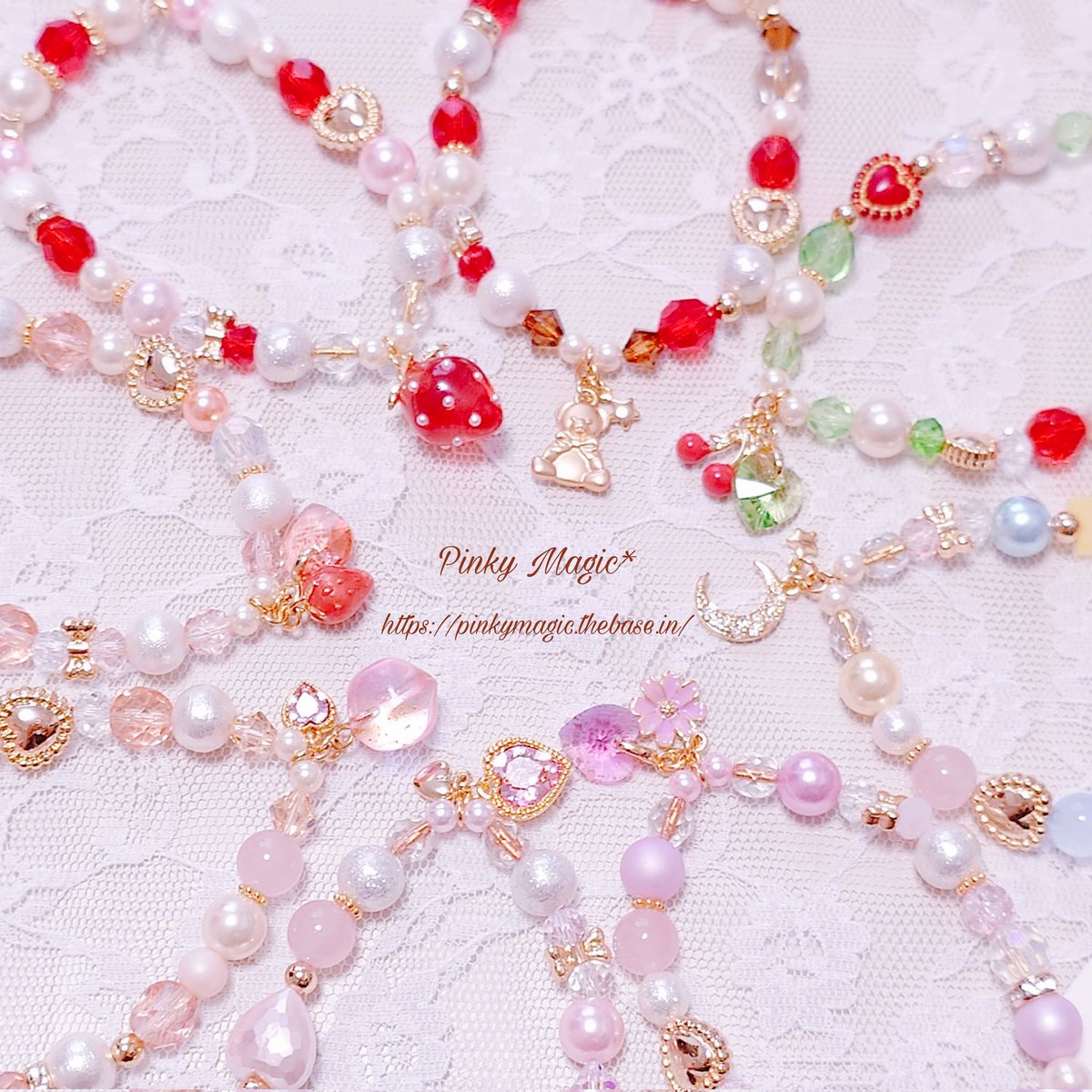 PinkyMagic_kumi's tweet photo. Pinky Magic*🍓💕
女の子の大好きな可愛いとキラキラをいっぱいつめこんだアクセサリーを製作しています❤️
あなたの日常にかわいいピンクの魔法を💗
◎Webショップ
https://t.co/dP4TInC9I0
◎Instagram
https://t.co/MiihQot1Mw 

#ぼっち企画展 https://t.co/Ws9RSopaUm