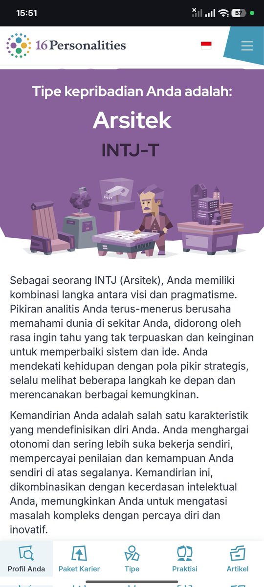 nyoba ngetest lagi. kok masih sama ae bjir :')) aku ga ada intj'nya banged gituloh, jujur nih yah 😭☝🏻