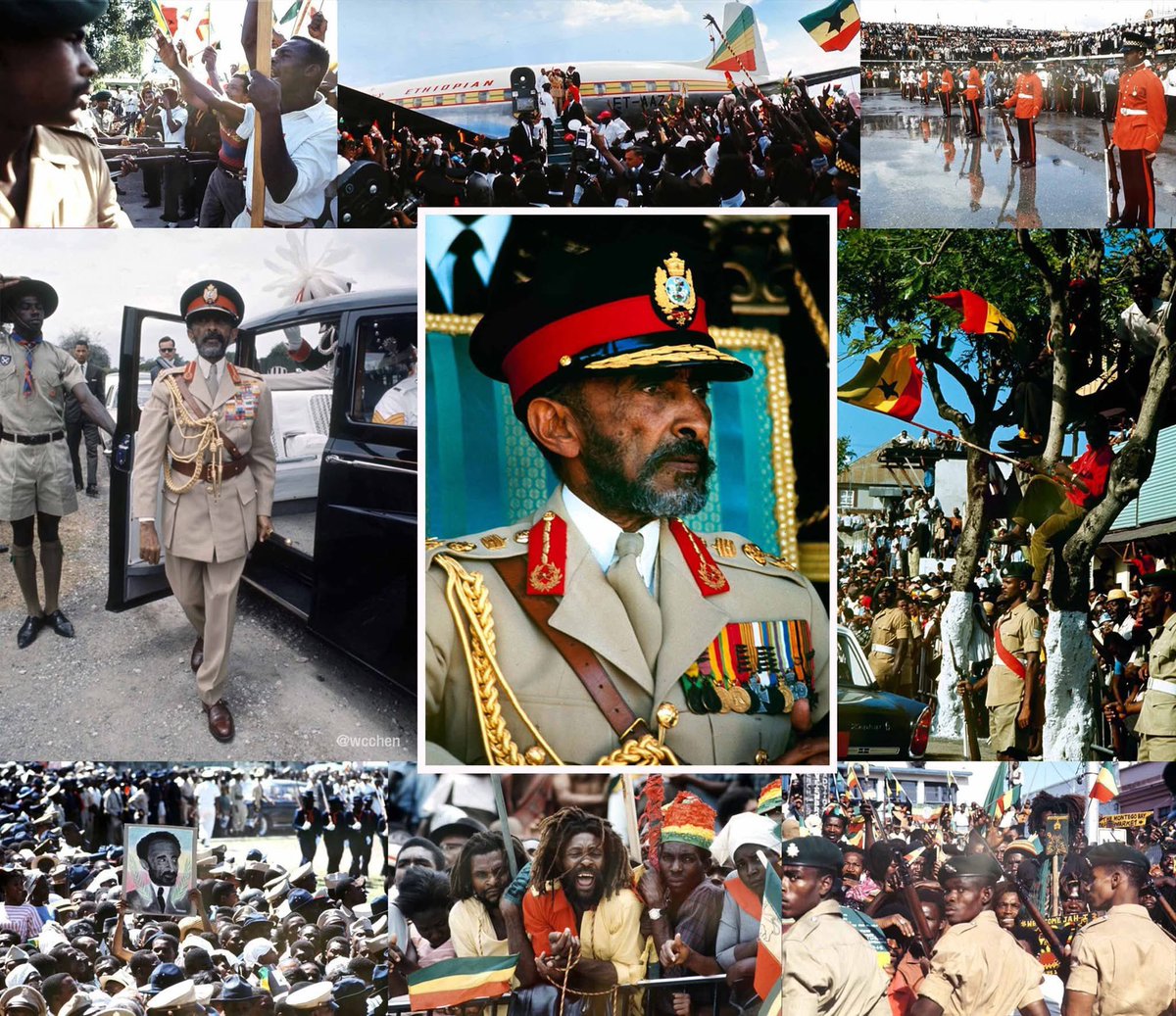 wcchen's tweet image. In #Jamaica I have seen more than I have expected. I have seen the progress of the people and I have seen their determination to march forward in unity towards greater progress.

Emperor Haile Selassie, visiting Jamaica 60 years ago 21-23 April 1966. Three years after Coral