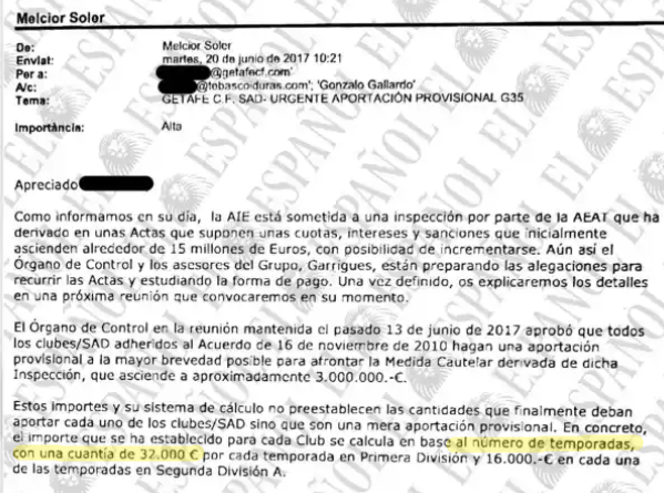 futbolgate_ES's tweet photo. Según ElEspañol y de acuerdo con el correo electrónico de Melcior Soler, el monto que debía transferir el FCB sería un total de 2,39M. 

Sin embargo, según las cuentas del Barça, el «préstamo» fue de 4,4M: una diferencia de más de 2 millones. 

¿Cómo se explica tal discrepancia?
