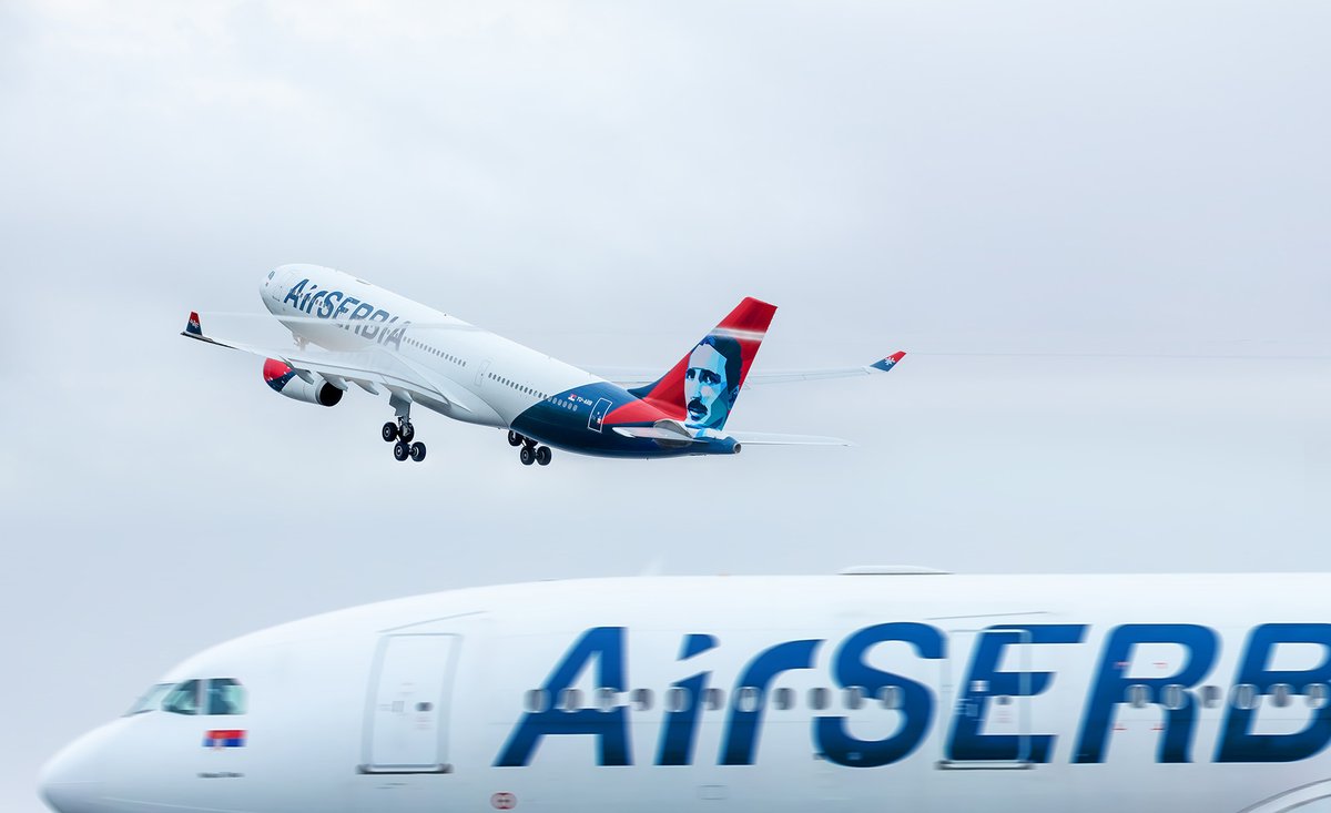 Gate7aviation's tweet image. 🇷🇸Air Serbia lance une nouvelle liaison directe entre #Belgrade et #Bakou, à compter du 3 mai, avec deux vols hebdomadaires. Outre Bakou, la compagnie aérienne étend son réseau cette saison avec de nouvelles destinations : Nijni Novgorod, Brač, Toronto et Tenerife. #AirSerbia