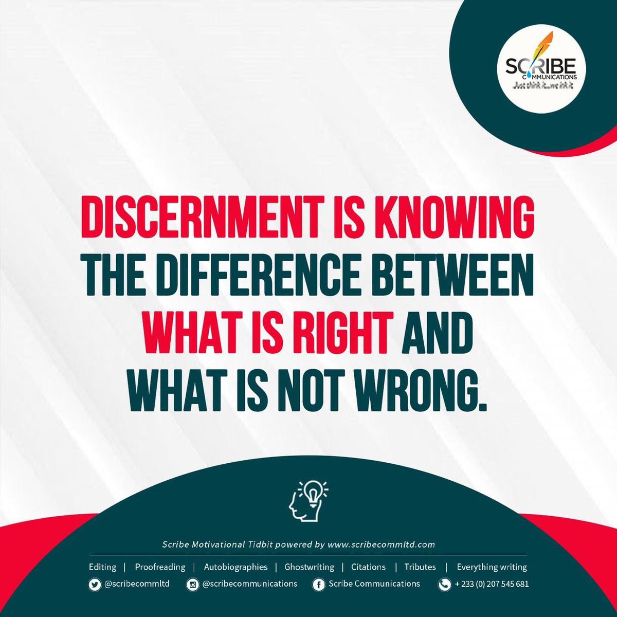 koby_ansah's tweet image. There is a thin line between what is right and what is not wrong. #Scribe