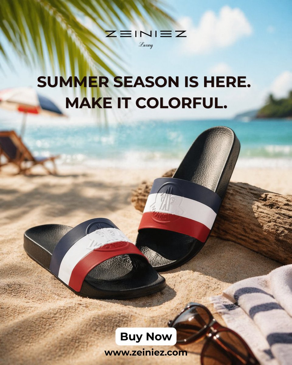 zeiniezcom's tweet image. Keep it simple. Keep it fresh.

The Moncler Multicolor Rubber Sandals are designed for comfort, movement, and effortless summer style.

Shop today at - zeiniez.com/products/moncl…

#MinimalStyle #SummerEssentials #Moncler #CasualStyle #EverydayWear #SummerOutfit #zeiniezshop