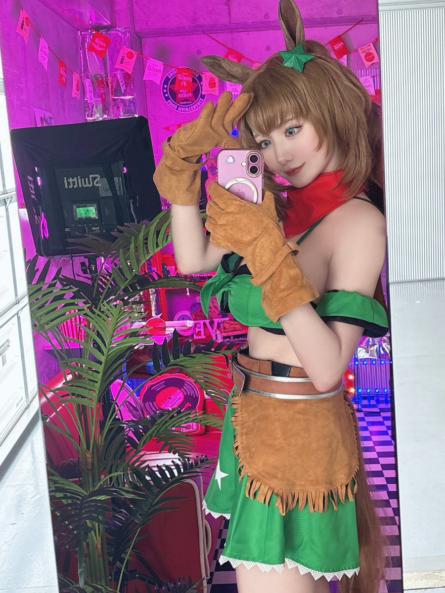 Baku_cos02's tweet photo. タイキシャトル💚 https://t.co/OAR0CHpBy5