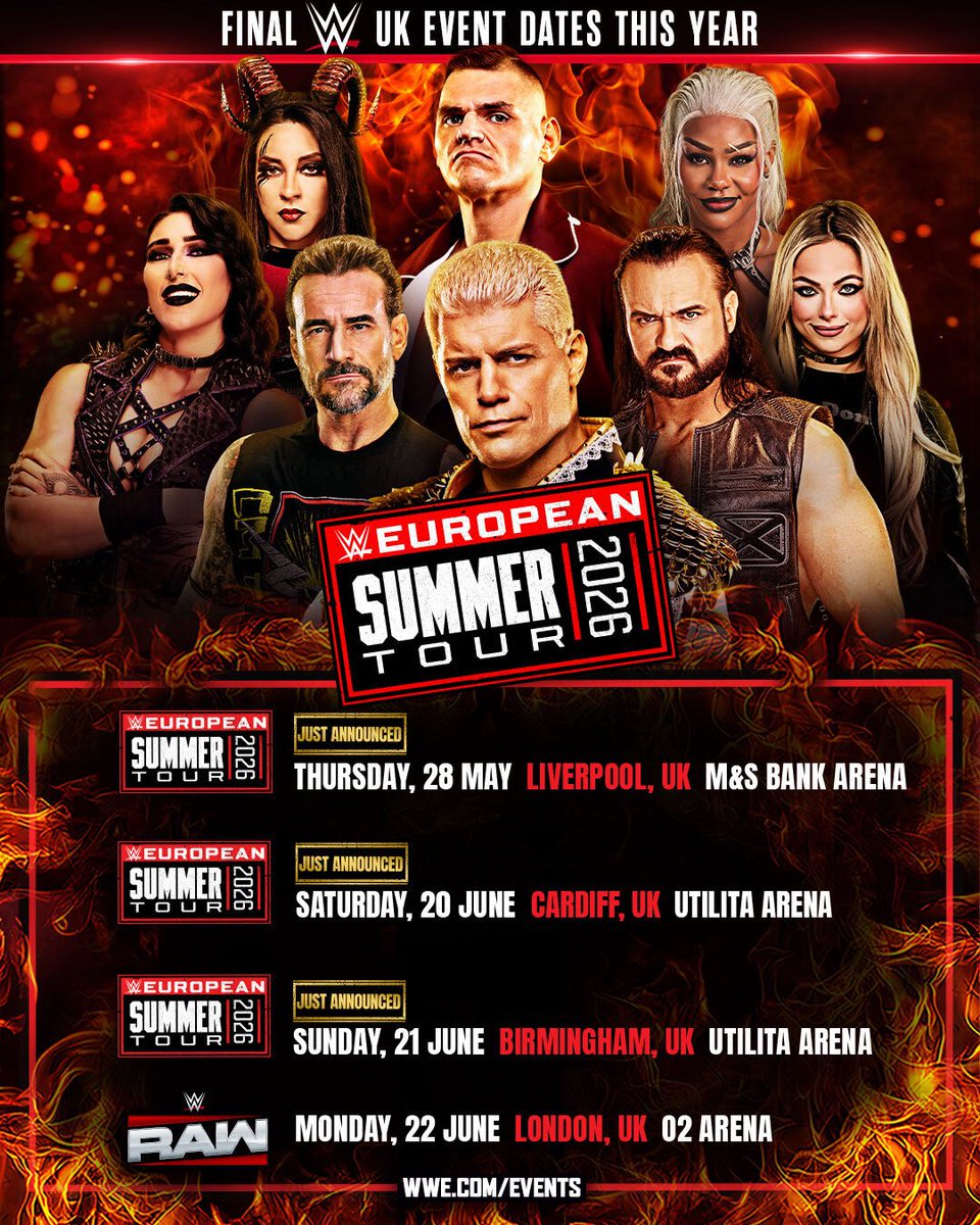 WWE UK & Ireland tweet media