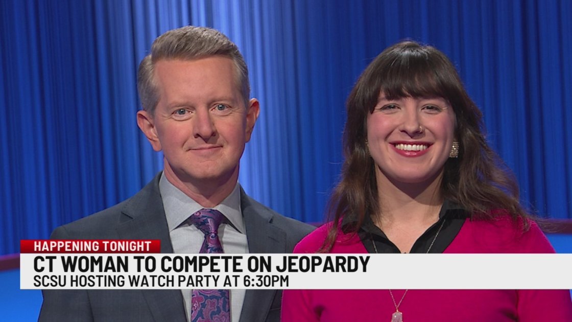 LauraHutch8's tweet photo. GOOD LUCK to Lydia from #Wallingford! She'll be competing on @Jeopardy TONIGHT at 7PM on News 8! @WTNH https://t.co/3QhCExvk3s