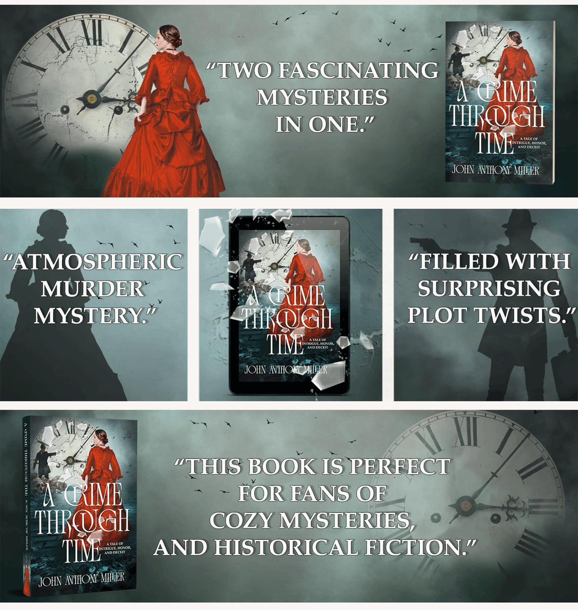 authorjamiller's tweet image. A Crime Through Time
Paris, 1874: An artist’s model is murdered.
Deauville, 1956: Eight old paintings hold the clues to solve the crime.
#mystery #cozymystery #histfic
mybook.to/W2u4z