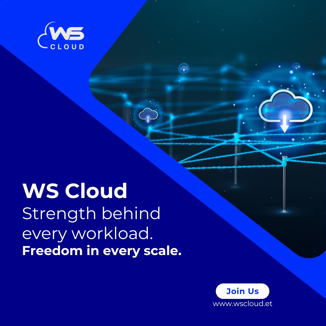 WebSprix_'s tweet image. Scale or optimize with ease our platform adapts securely, with reliable support every step.
WS Cloud keeping you moving forward.

Visit: wscloud.et

#WSCloud #CloudComputing #ScalableSolutions #CloudInfrastructure #DigitalTransformation #SecureCloud #BusinessGrowth