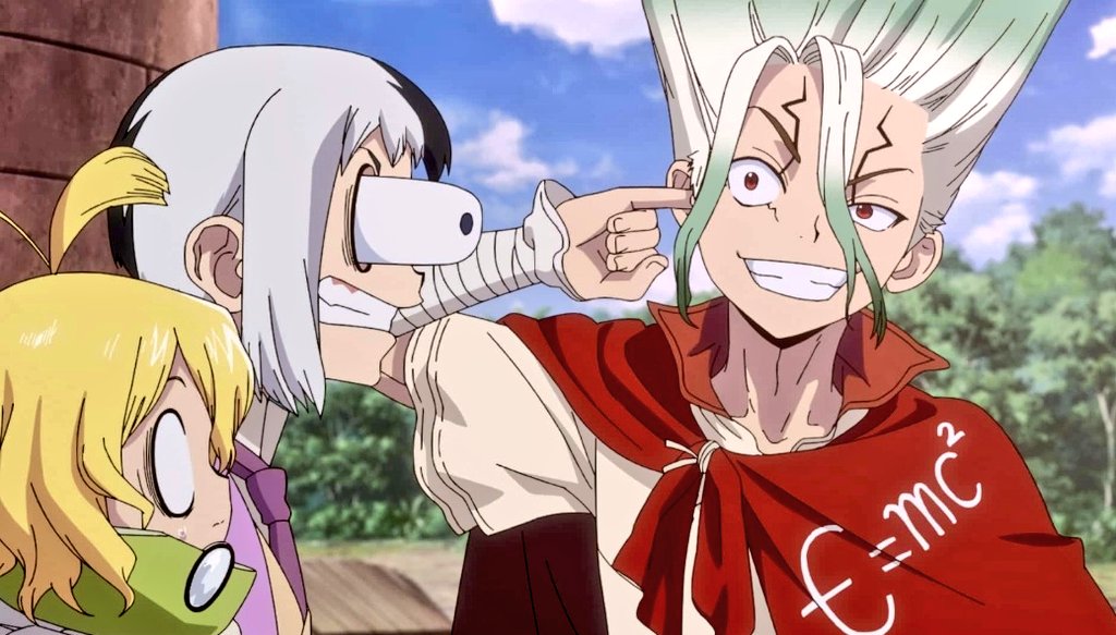 IshigAgiri's tweet image. SenGennnnn ‼️👀 #SenGen 💚💜 #DrStone